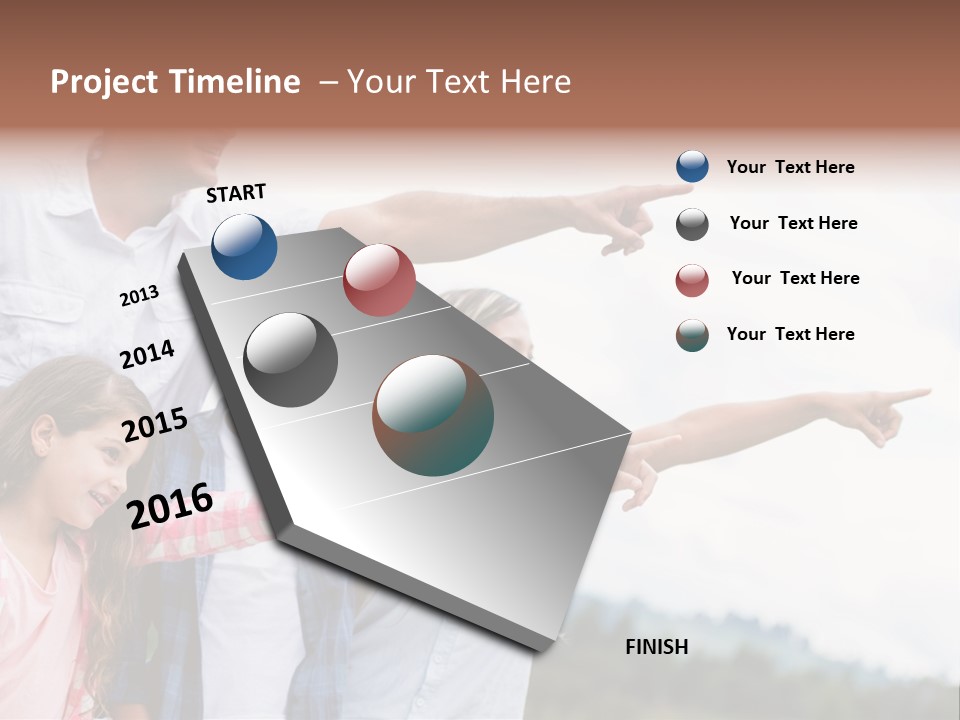 Love Cheerful Looking PowerPoint Template