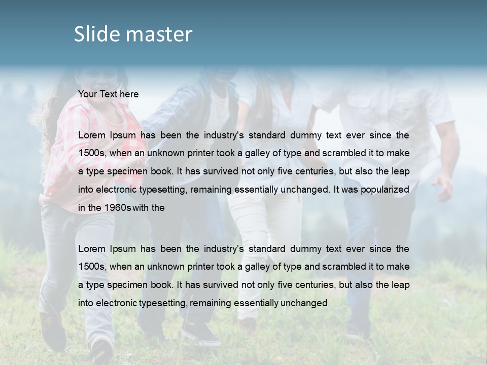 Children Content Love PowerPoint Template