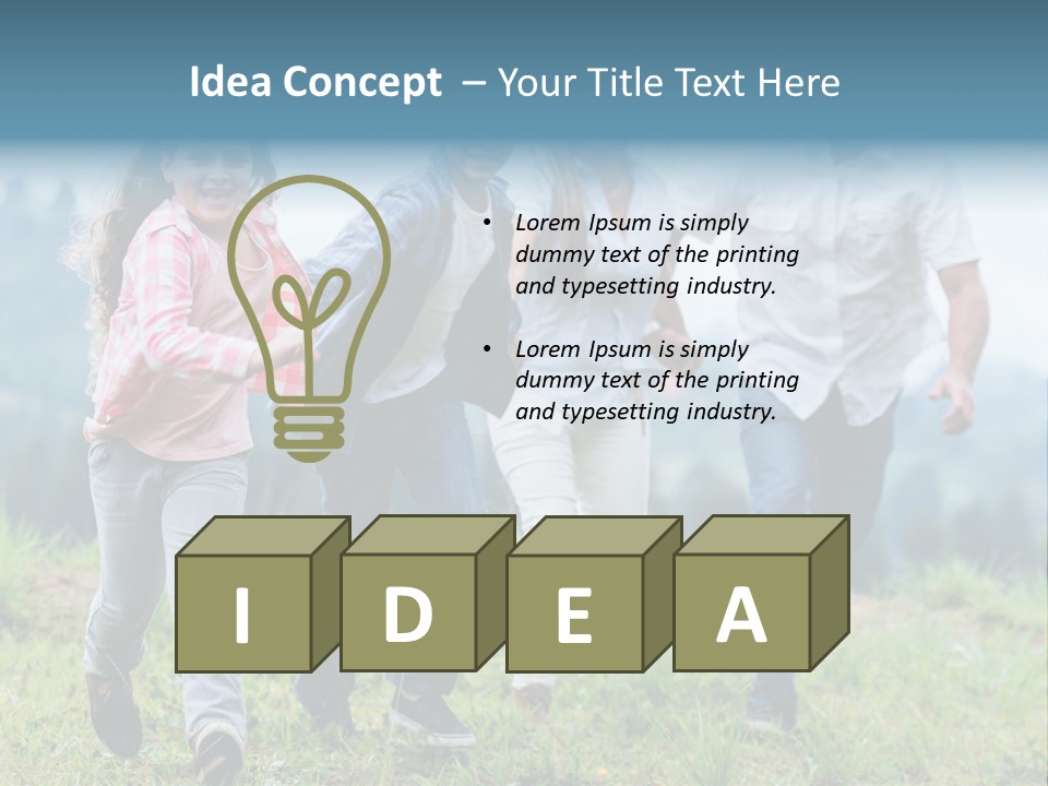 Children Content Love PowerPoint Template