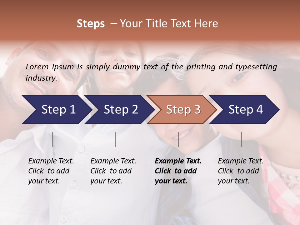 Smiling Man Cheerful PowerPoint Template