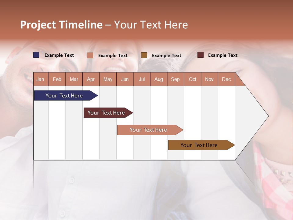 Smiling Man Cheerful PowerPoint Template