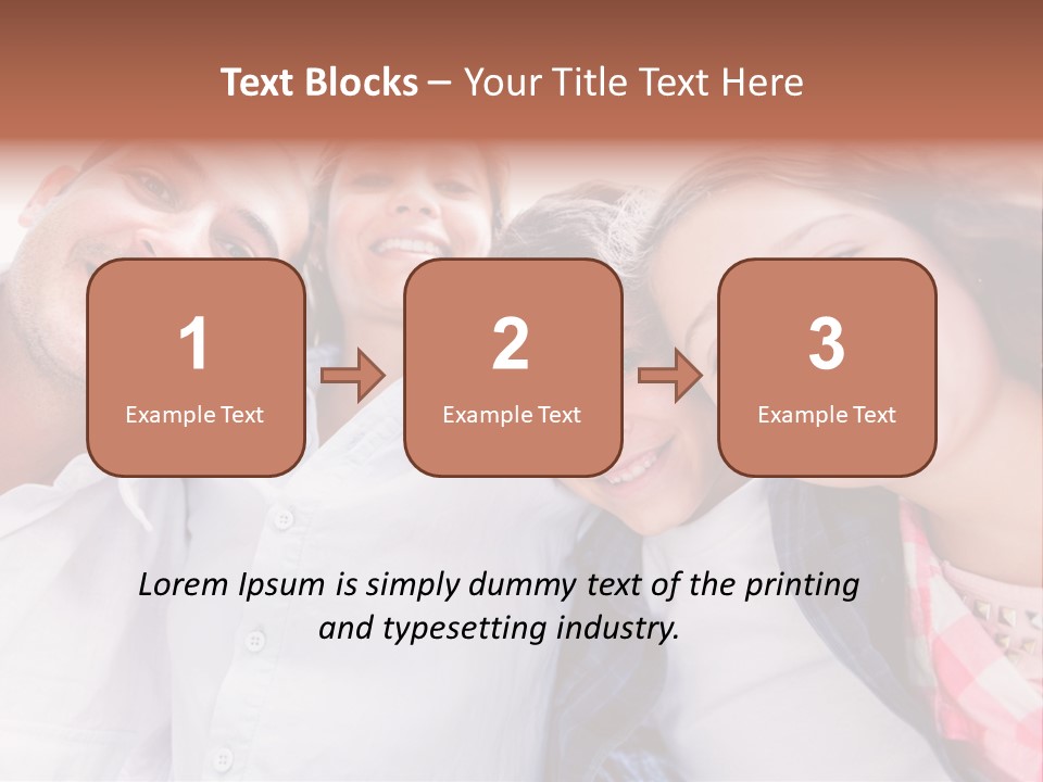Smiling Man Cheerful PowerPoint Template