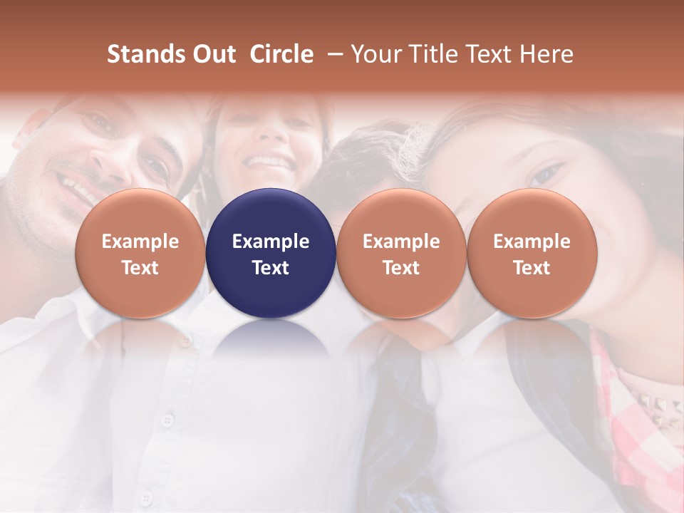 Smiling Man Cheerful PowerPoint Template