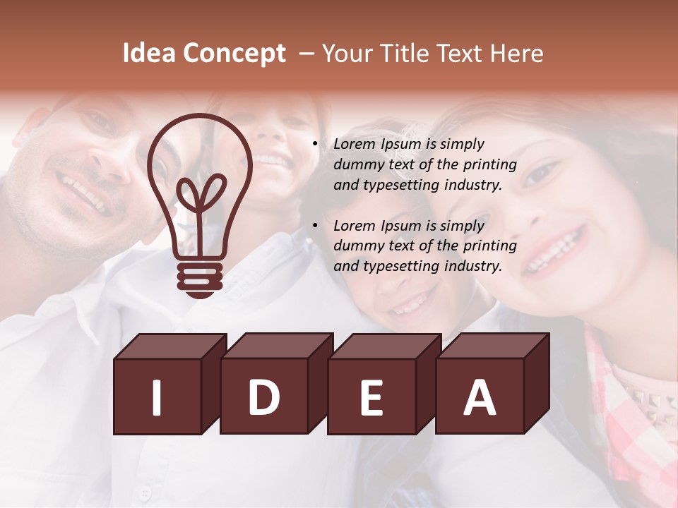 Smiling Man Cheerful PowerPoint Template