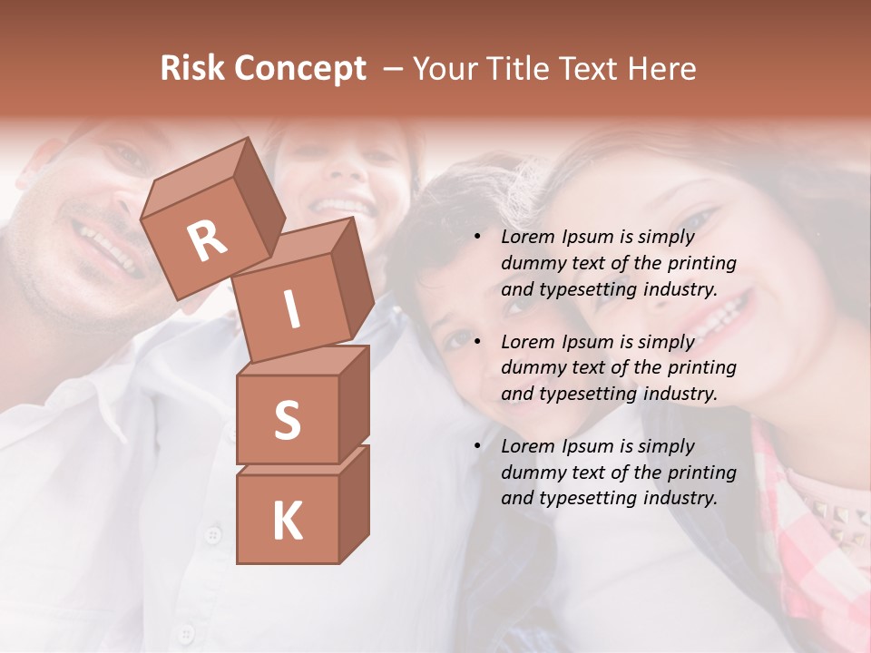 Smiling Man Cheerful PowerPoint Template