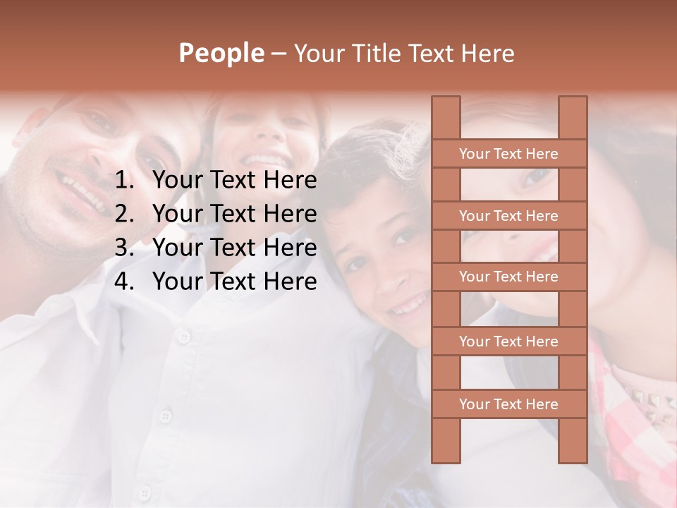 Smiling Man Cheerful PowerPoint Template