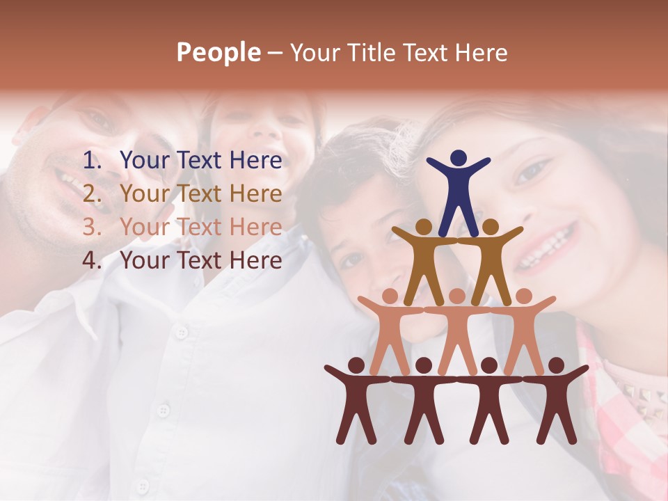 Smiling Man Cheerful PowerPoint Template