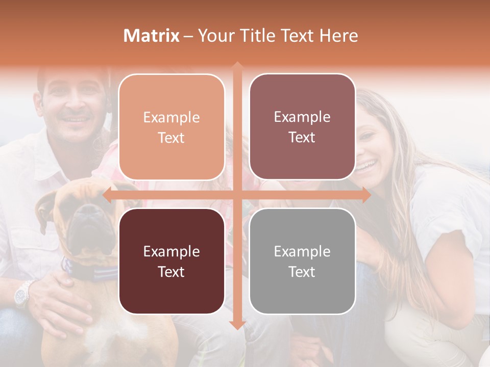 Person Pet Children PowerPoint Template