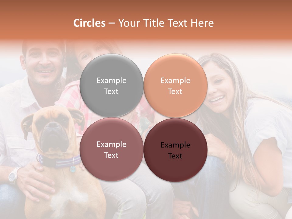Person Pet Children PowerPoint Template