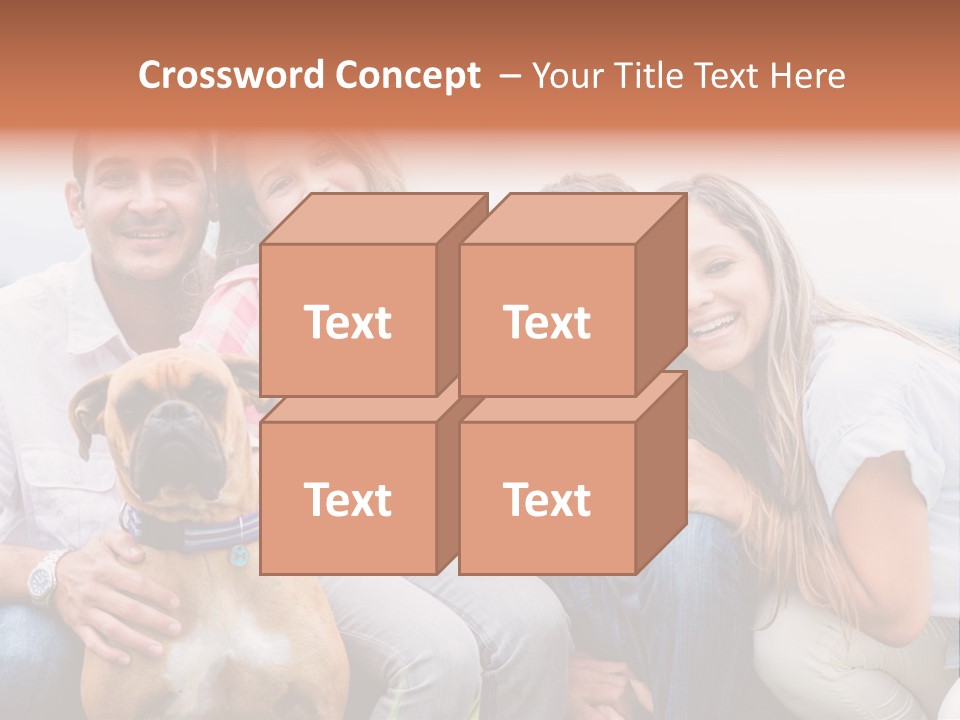 Person Pet Children PowerPoint Template