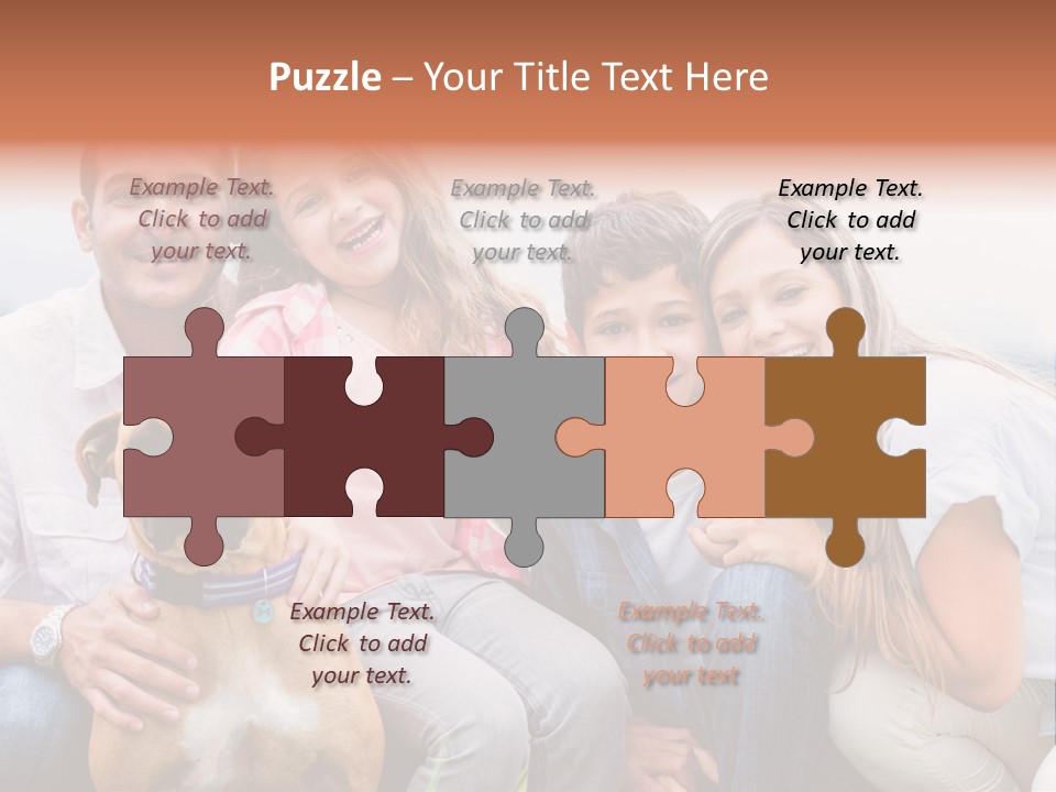 Person Pet Children PowerPoint Template