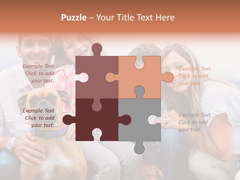 Person Pet Children PowerPoint Template