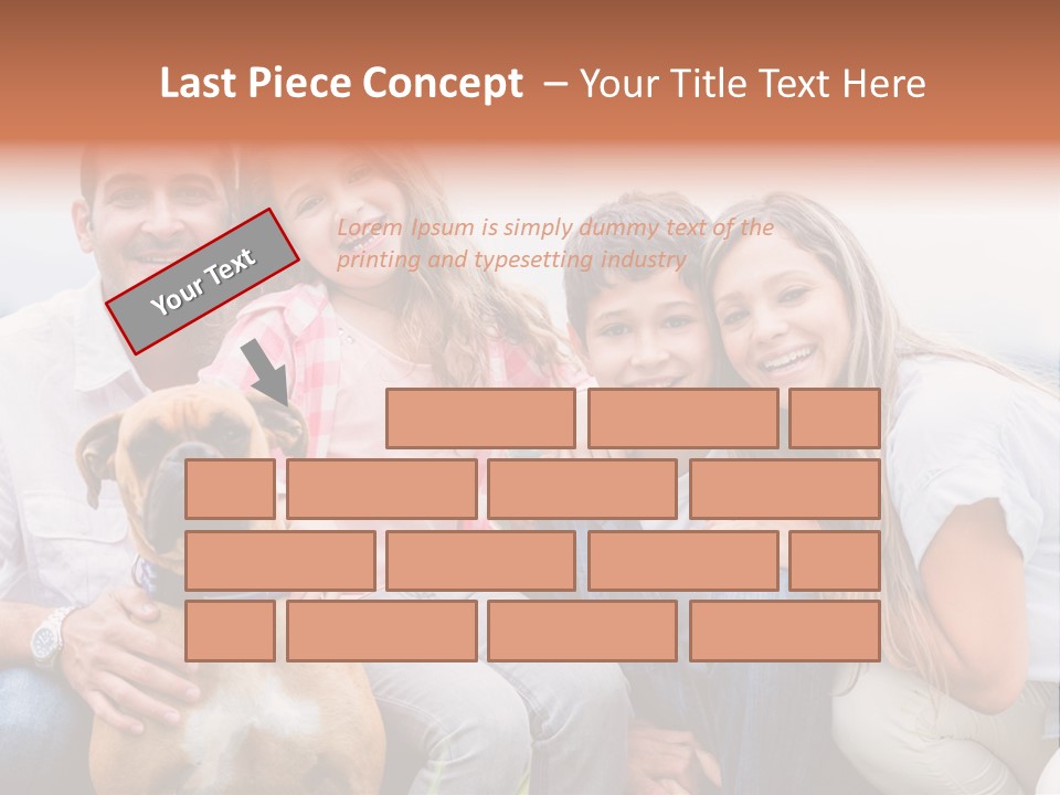 Person Pet Children PowerPoint Template