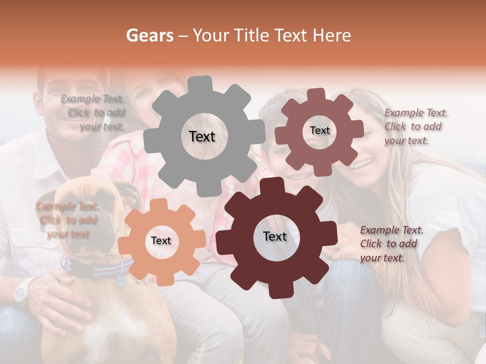 Person Pet Children PowerPoint Template