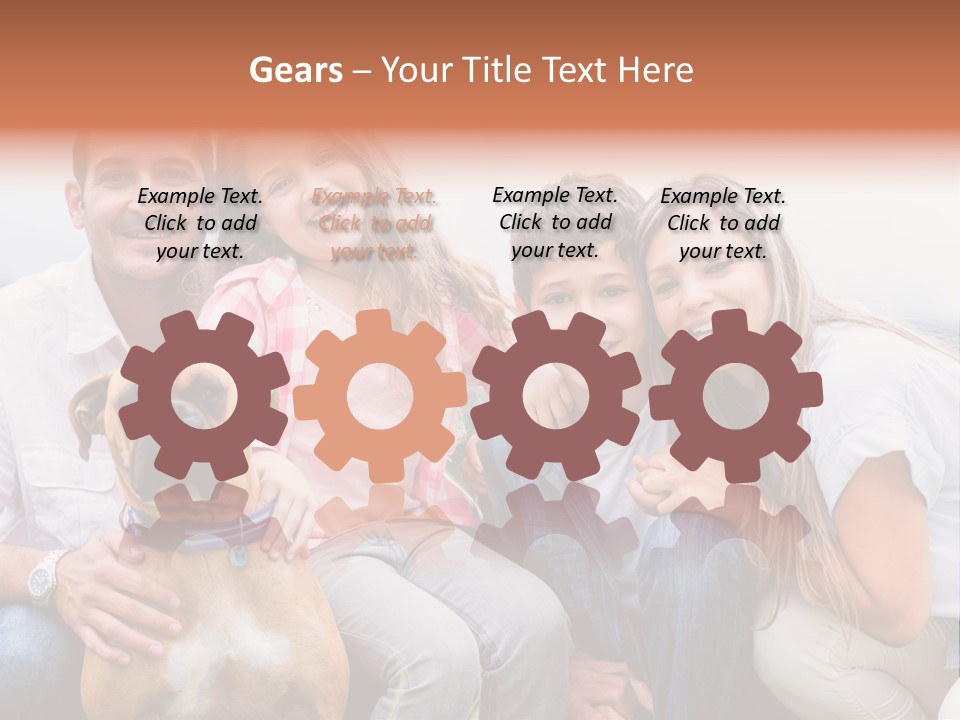 Person Pet Children PowerPoint Template