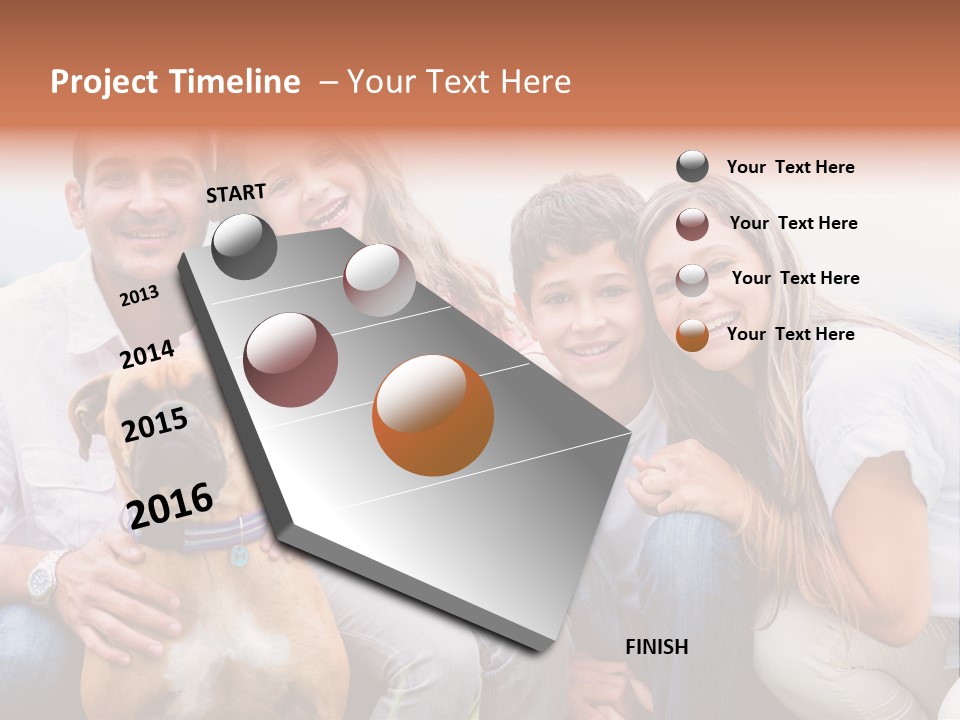 Person Pet Children PowerPoint Template