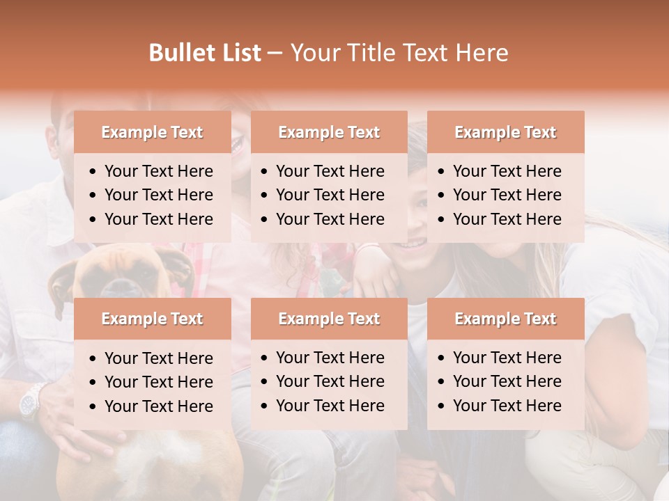 Person Pet Children PowerPoint Template