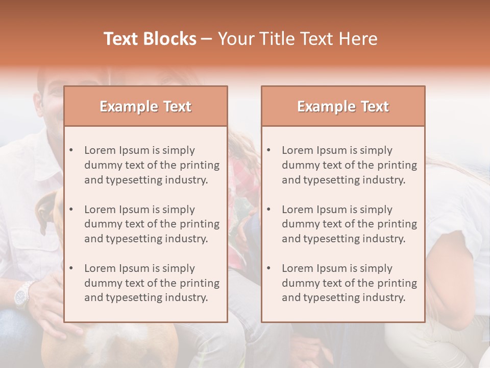 Person Pet Children PowerPoint Template