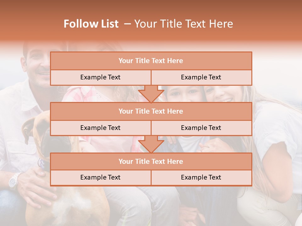 Person Pet Children PowerPoint Template