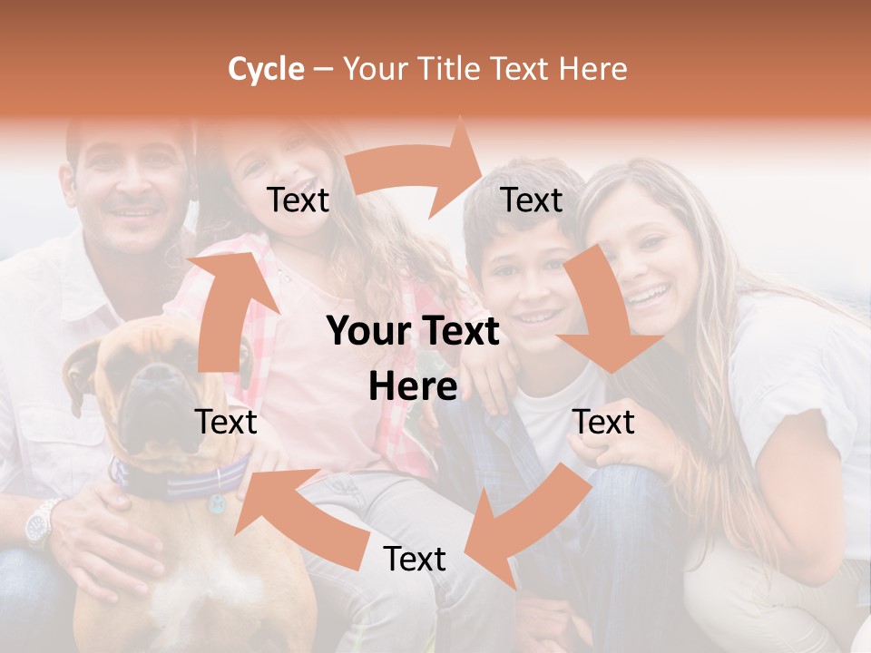 Person Pet Children PowerPoint Template