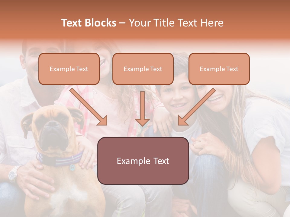 Person Pet Children PowerPoint Template