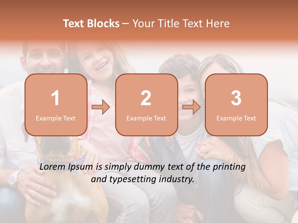 Person Pet Children PowerPoint Template