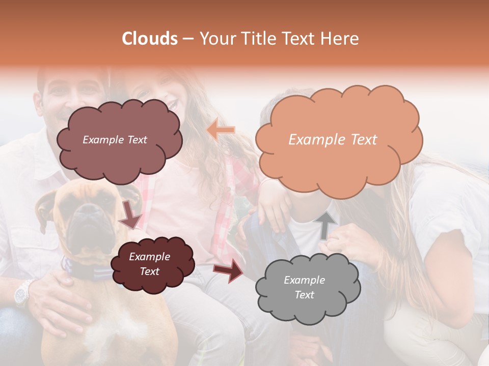 Person Pet Children PowerPoint Template