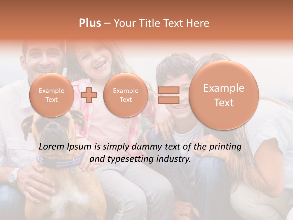 Person Pet Children PowerPoint Template