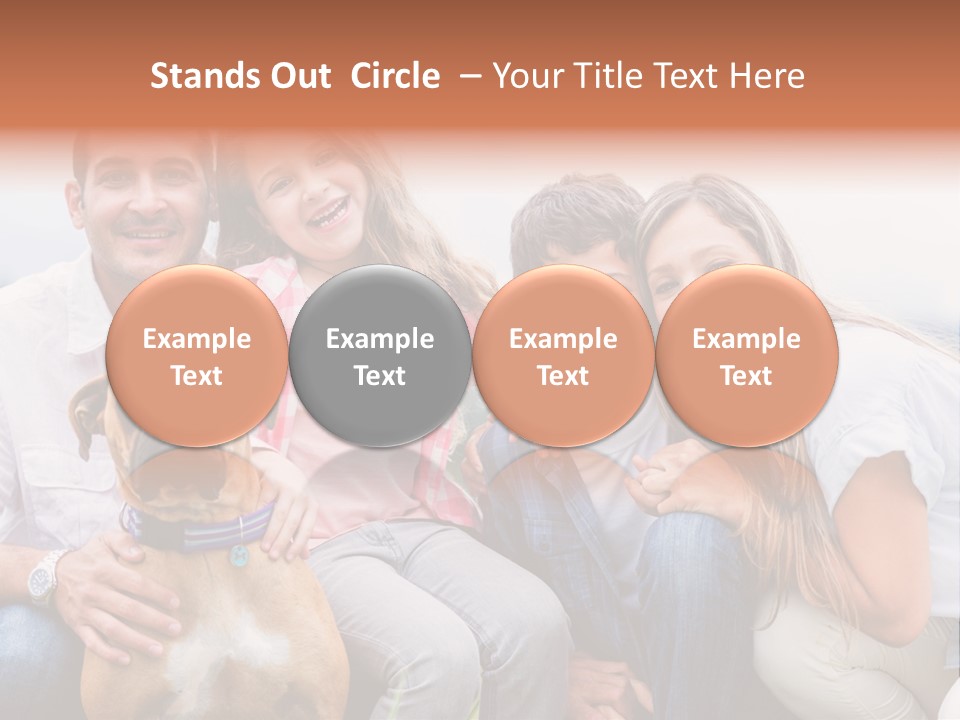 Person Pet Children PowerPoint Template