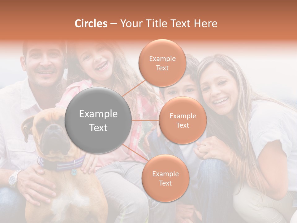 Person Pet Children PowerPoint Template