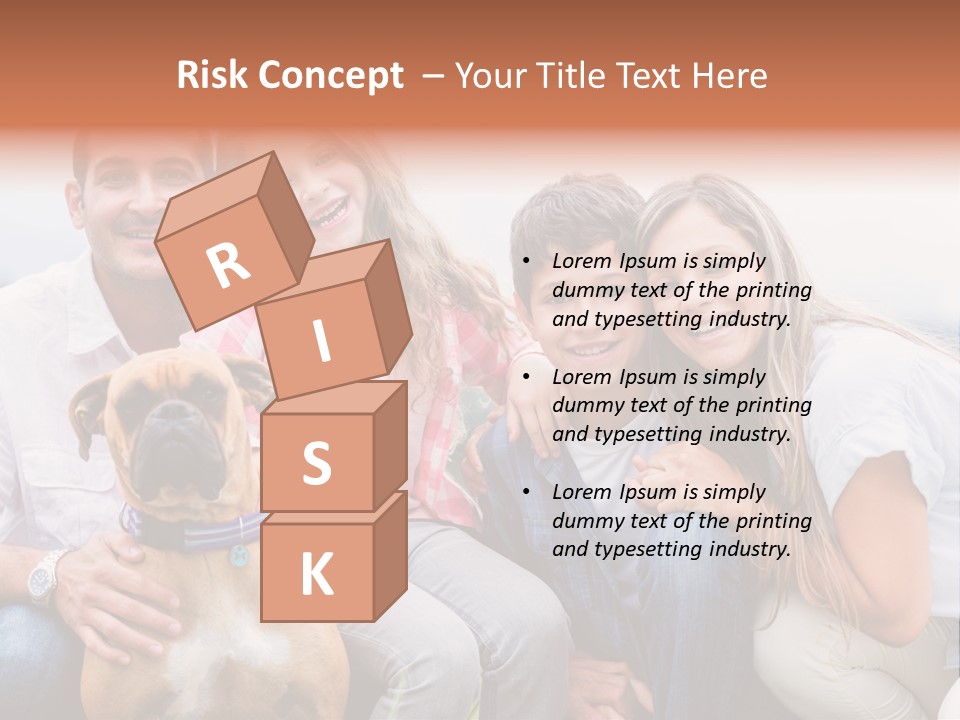 Person Pet Children PowerPoint Template