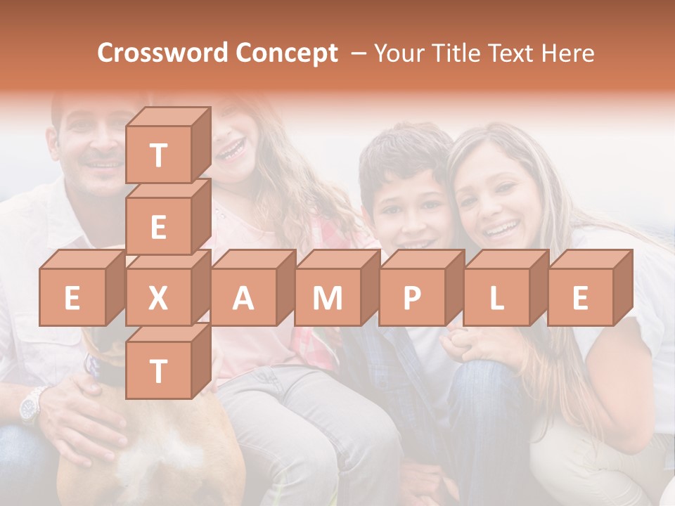 Person Pet Children PowerPoint Template