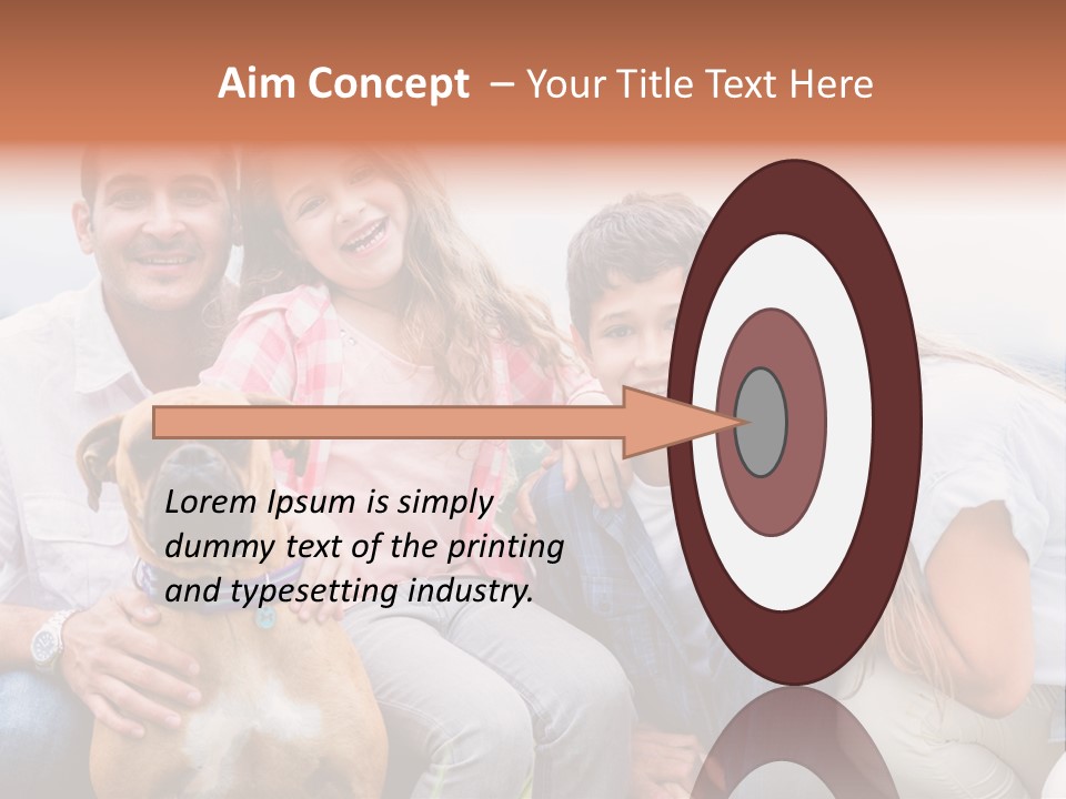 Person Pet Children PowerPoint Template