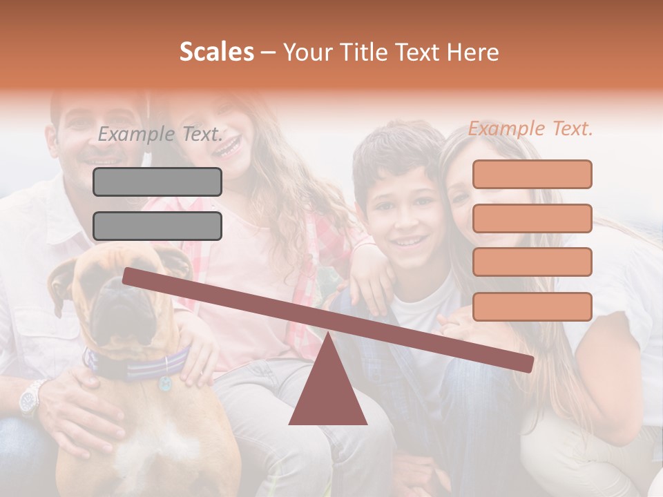 Person Pet Children PowerPoint Template