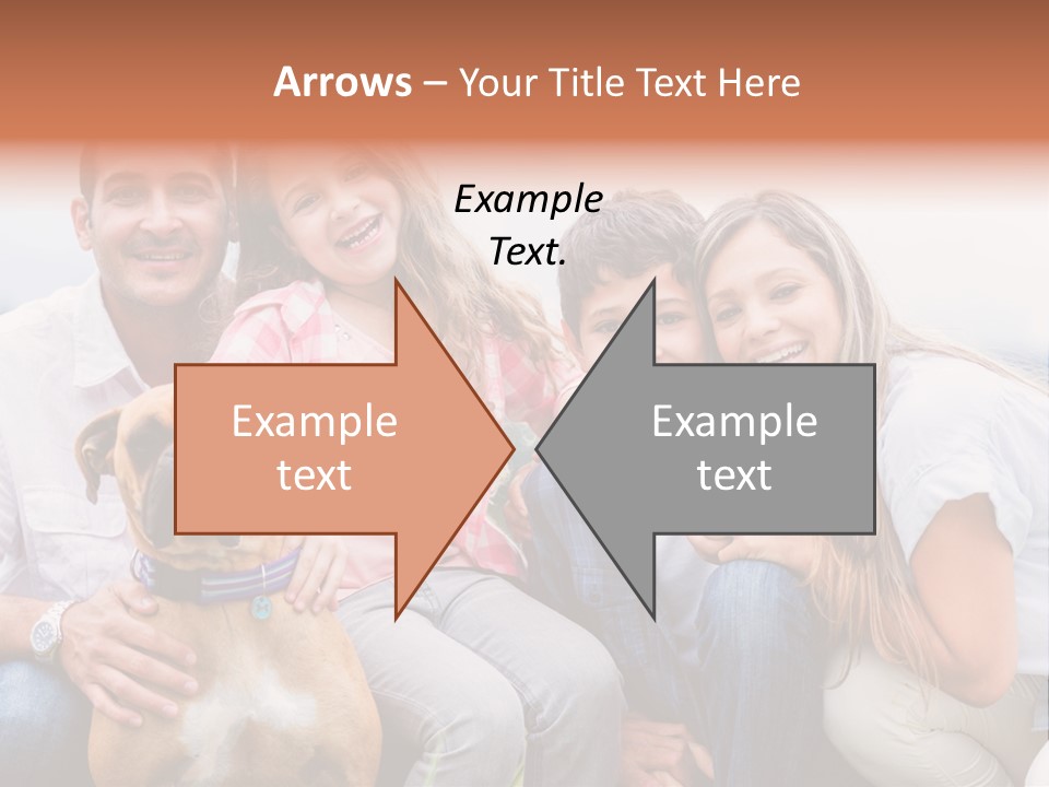 Person Pet Children PowerPoint Template