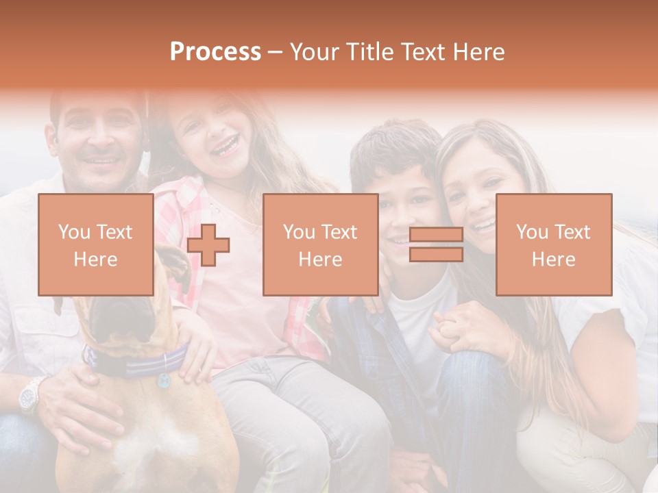 Person Pet Children PowerPoint Template