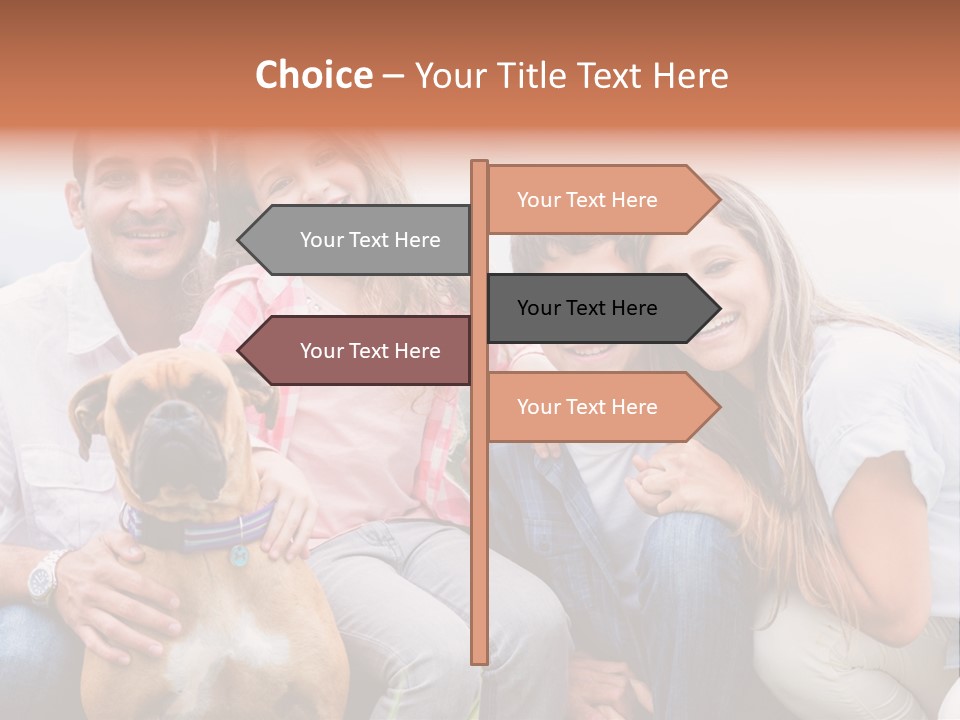 Person Pet Children PowerPoint Template