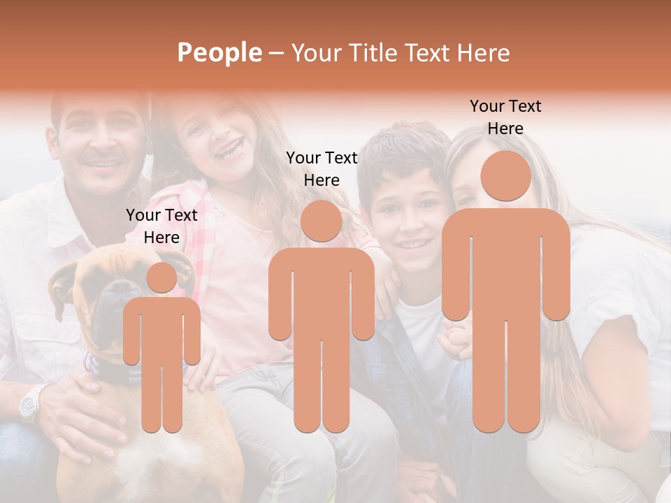 Person Pet Children PowerPoint Template