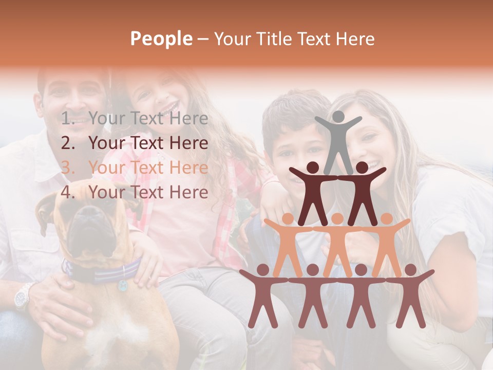 Person Pet Children PowerPoint Template