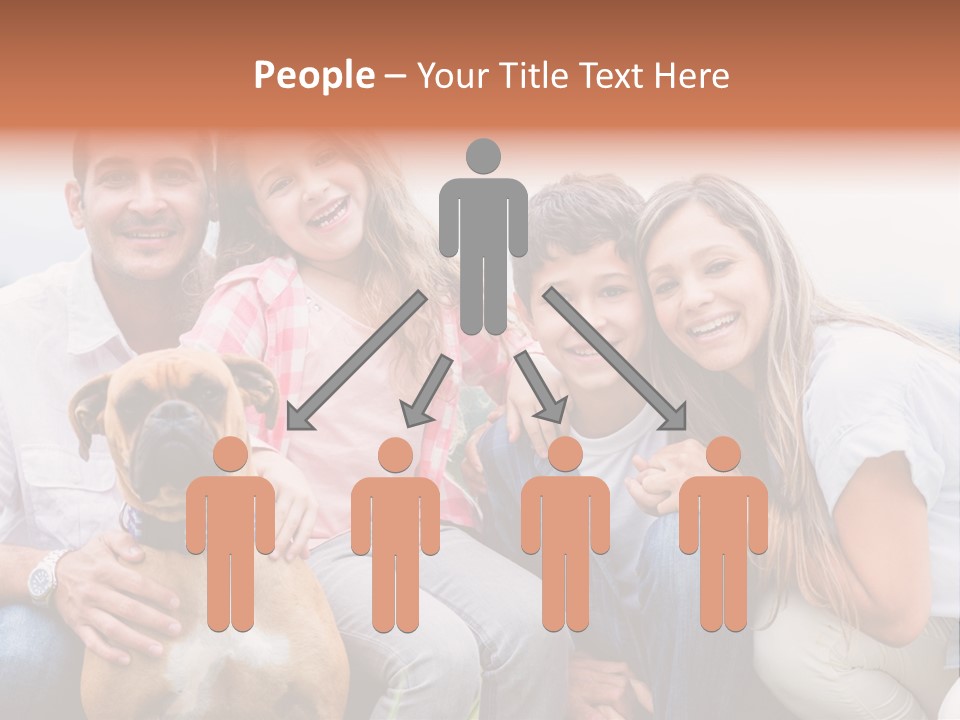 Person Pet Children PowerPoint Template