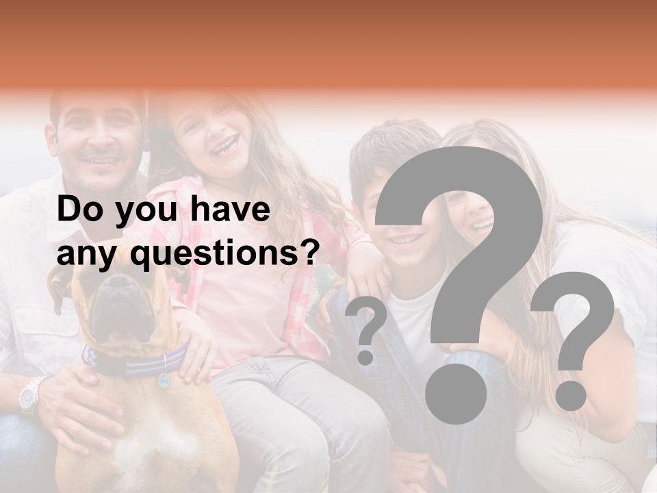 Person Pet Children PowerPoint Template