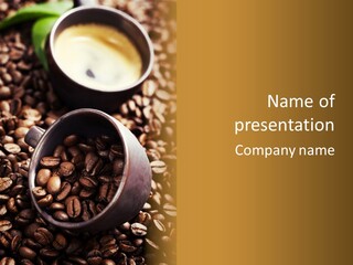 Arabica Caffeine Copyspace PowerPoint Template