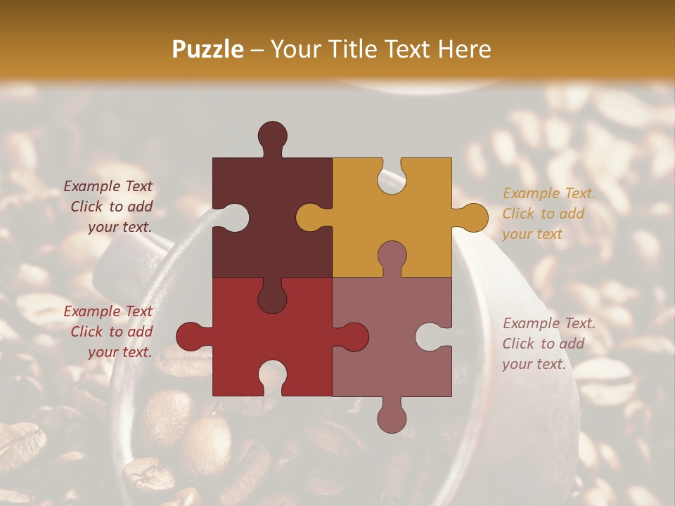 Arabica Caffeine Copyspace PowerPoint Template