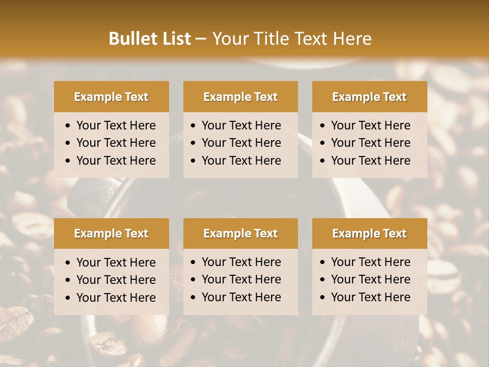 Arabica Caffeine Copyspace PowerPoint Template