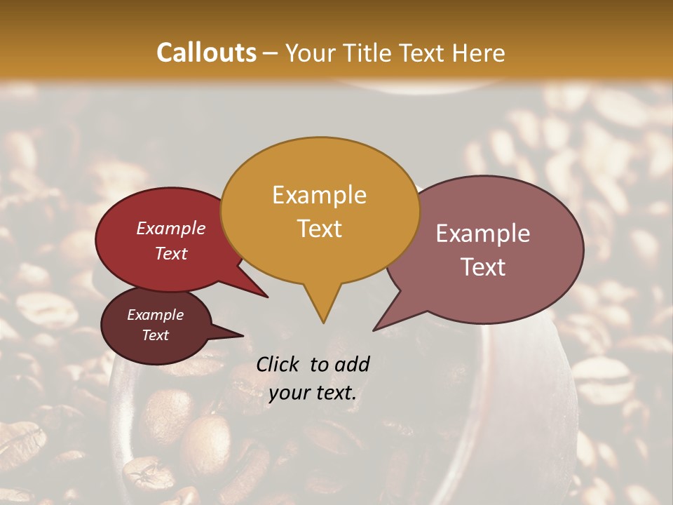 Arabica Caffeine Copyspace PowerPoint Template