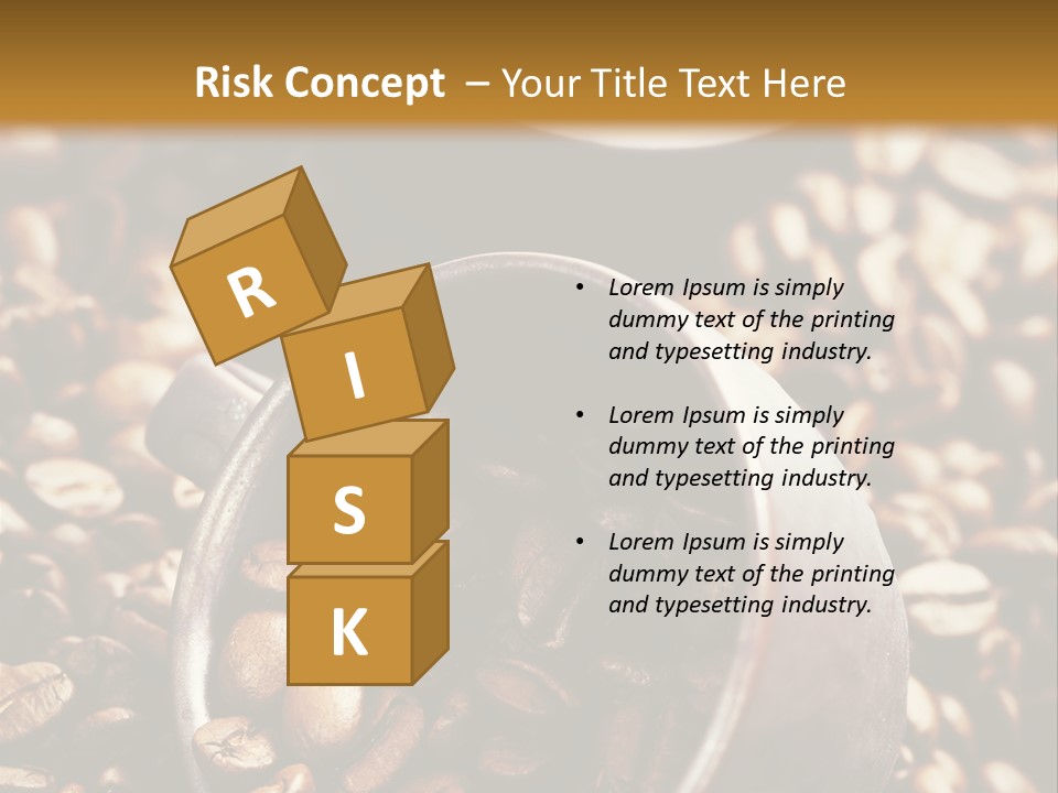 Arabica Caffeine Copyspace PowerPoint Template