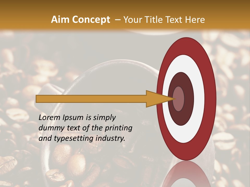 Arabica Caffeine Copyspace PowerPoint Template