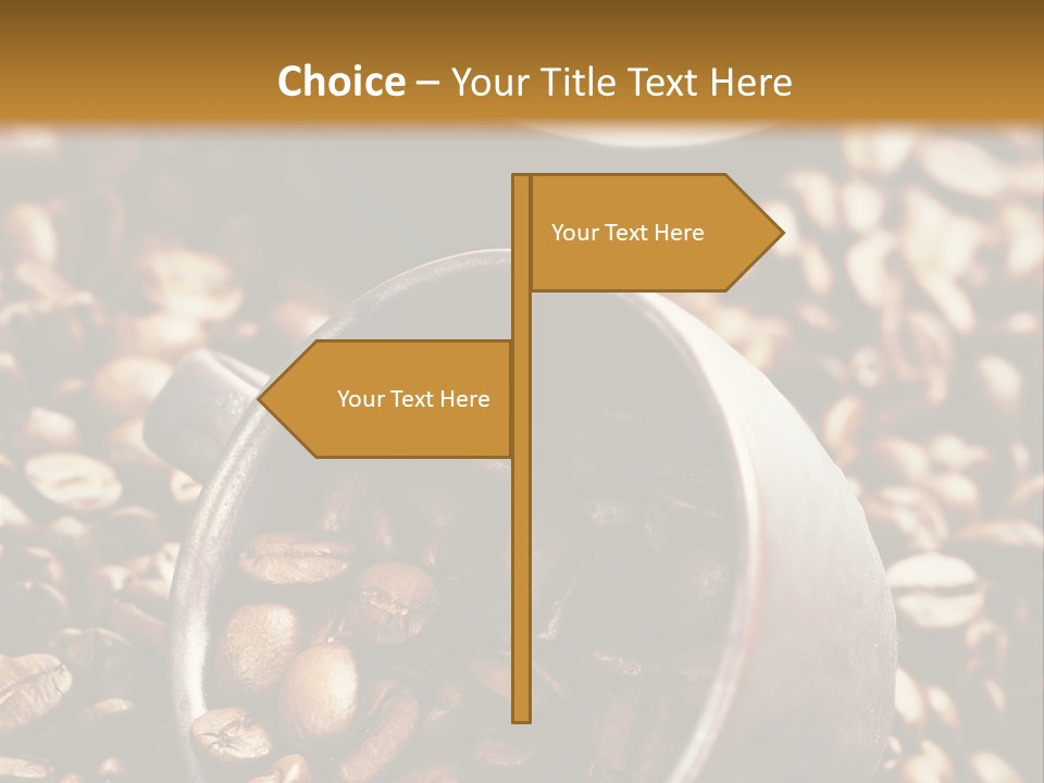 Arabica Caffeine Copyspace PowerPoint Template