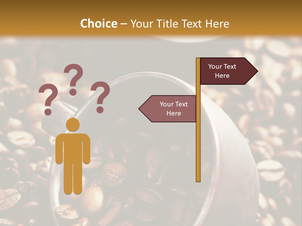 Arabica Caffeine Copyspace PowerPoint Template