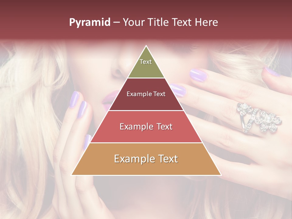 Lilac Portrait Fashion PowerPoint Template